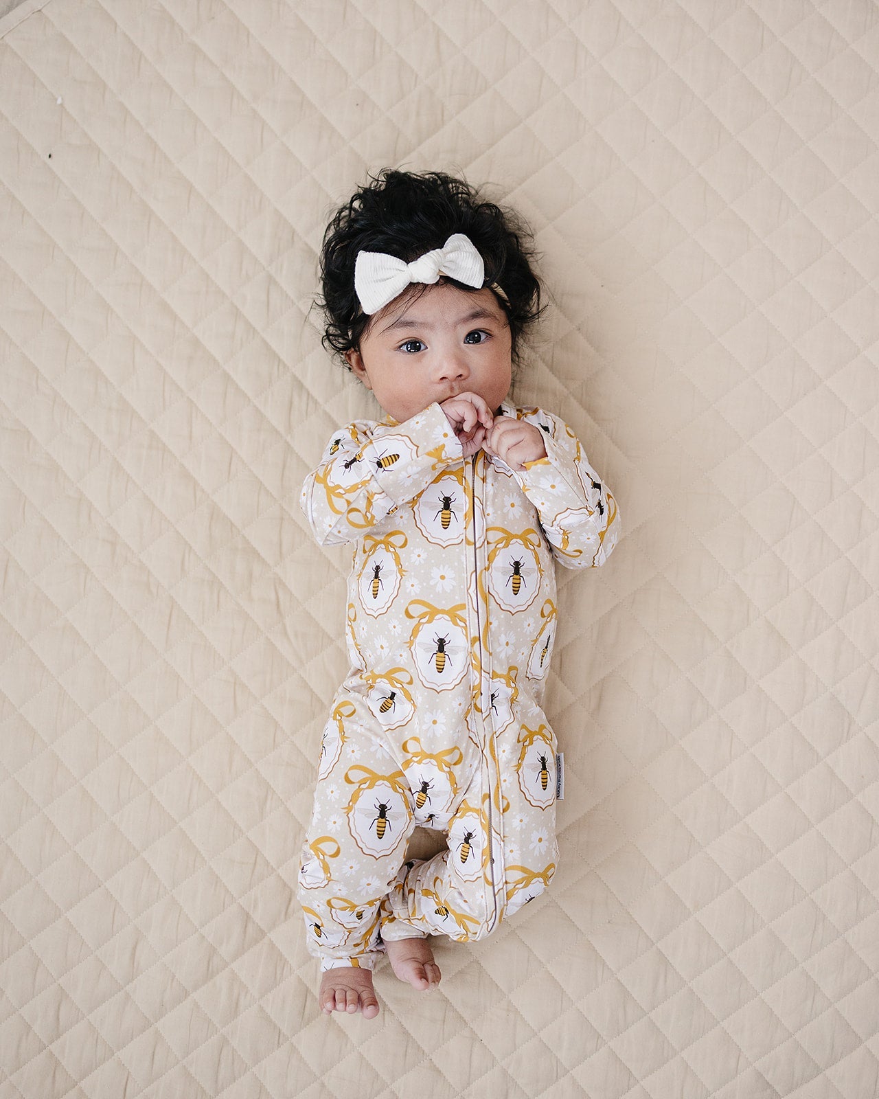 honey bee bamboo pajamas // ZIPPY