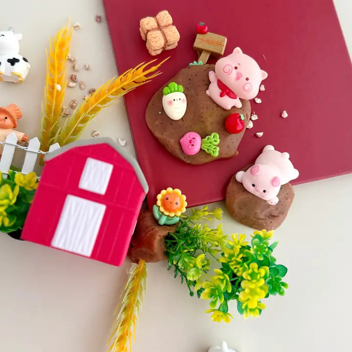 farm sensory kid dough play kit