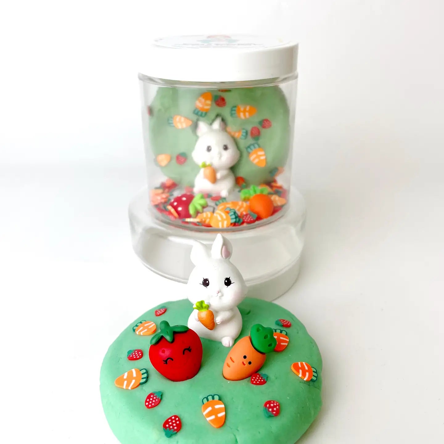 bunny patch mini dough-to-go play kit