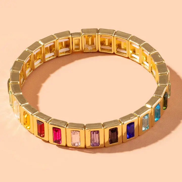 gemstone stretch bracelet // LOTS OF STYLES!!!!