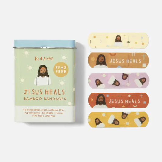 Jesus heals bandages // bamboo muted tones