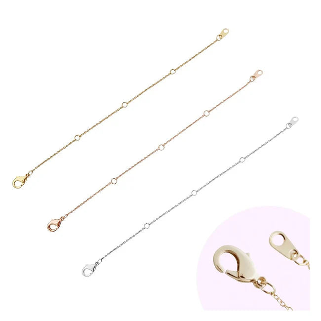 gold adjustable necklace extender