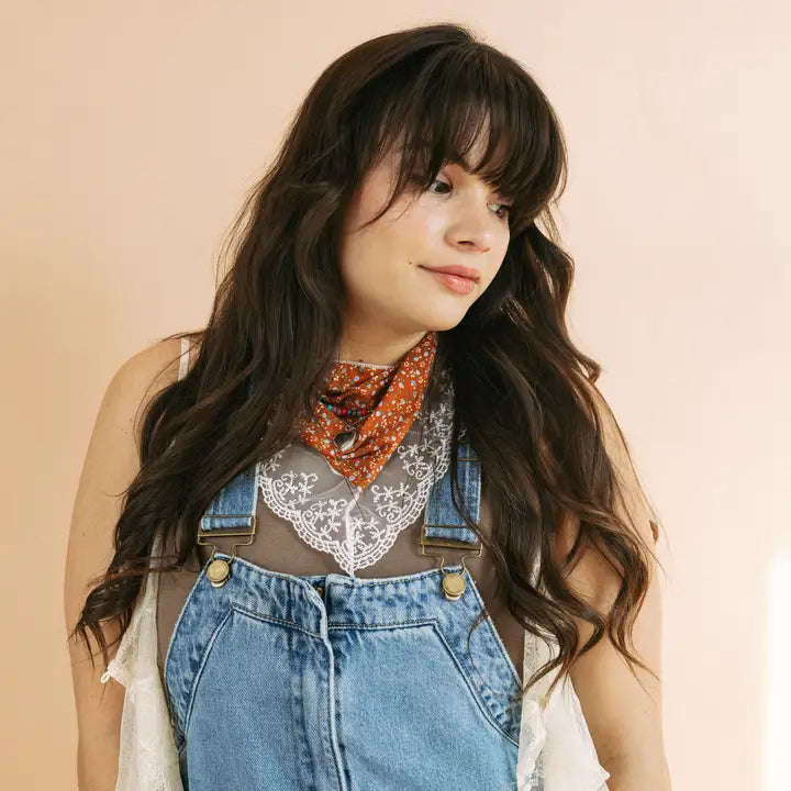 bandana scarf // little bit of lace (3 colors!)
