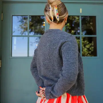 TEACHER claw clip // rainbow // TWO SIZE OPTIONS!!!