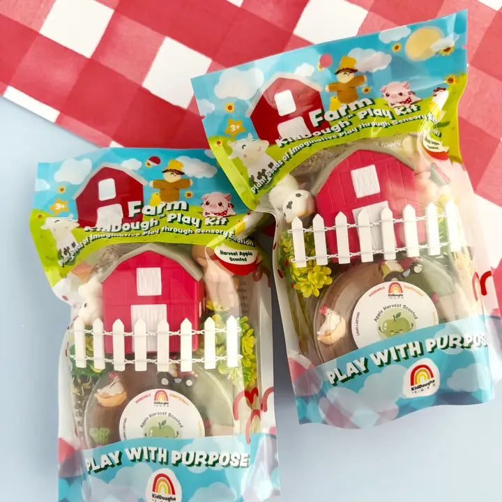 farm sensory kid dough play kit