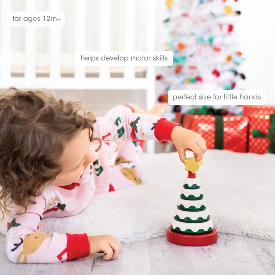 christmas tree stacking toy