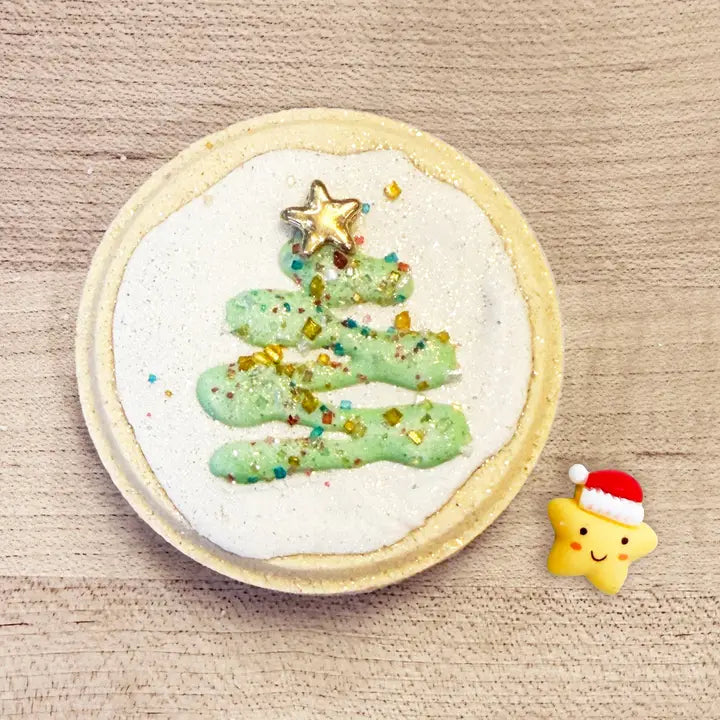 christmas cookie bath bomb // prize inside!