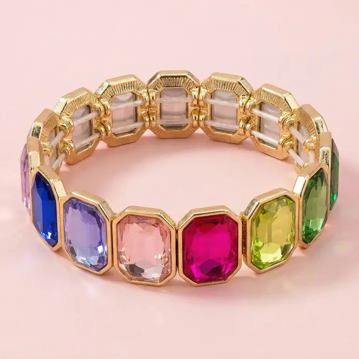 gemstone stretch bracelet // LOTS OF STYLES!!!!