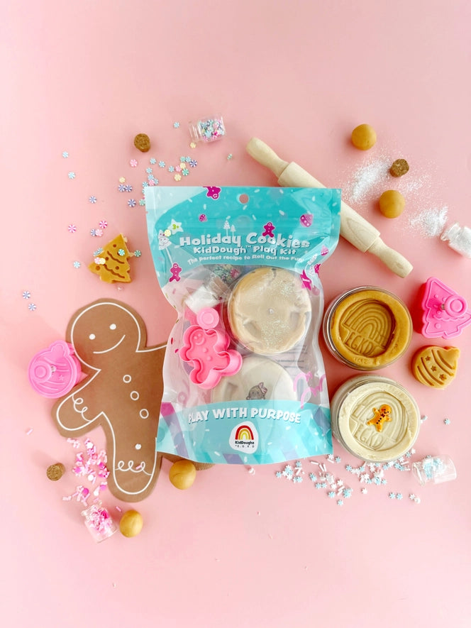 holiday cookies kid-dough play kit