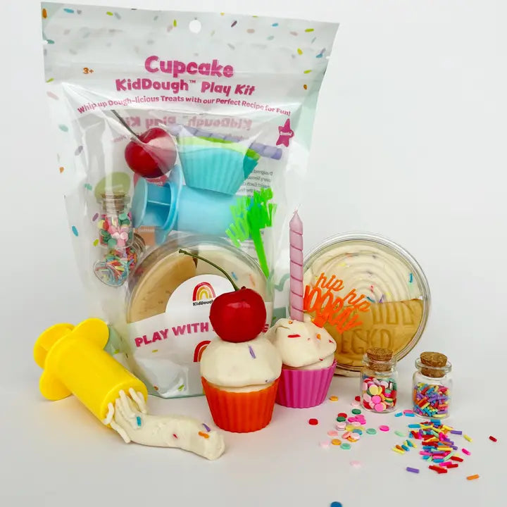 cupcake kid-dough play kit