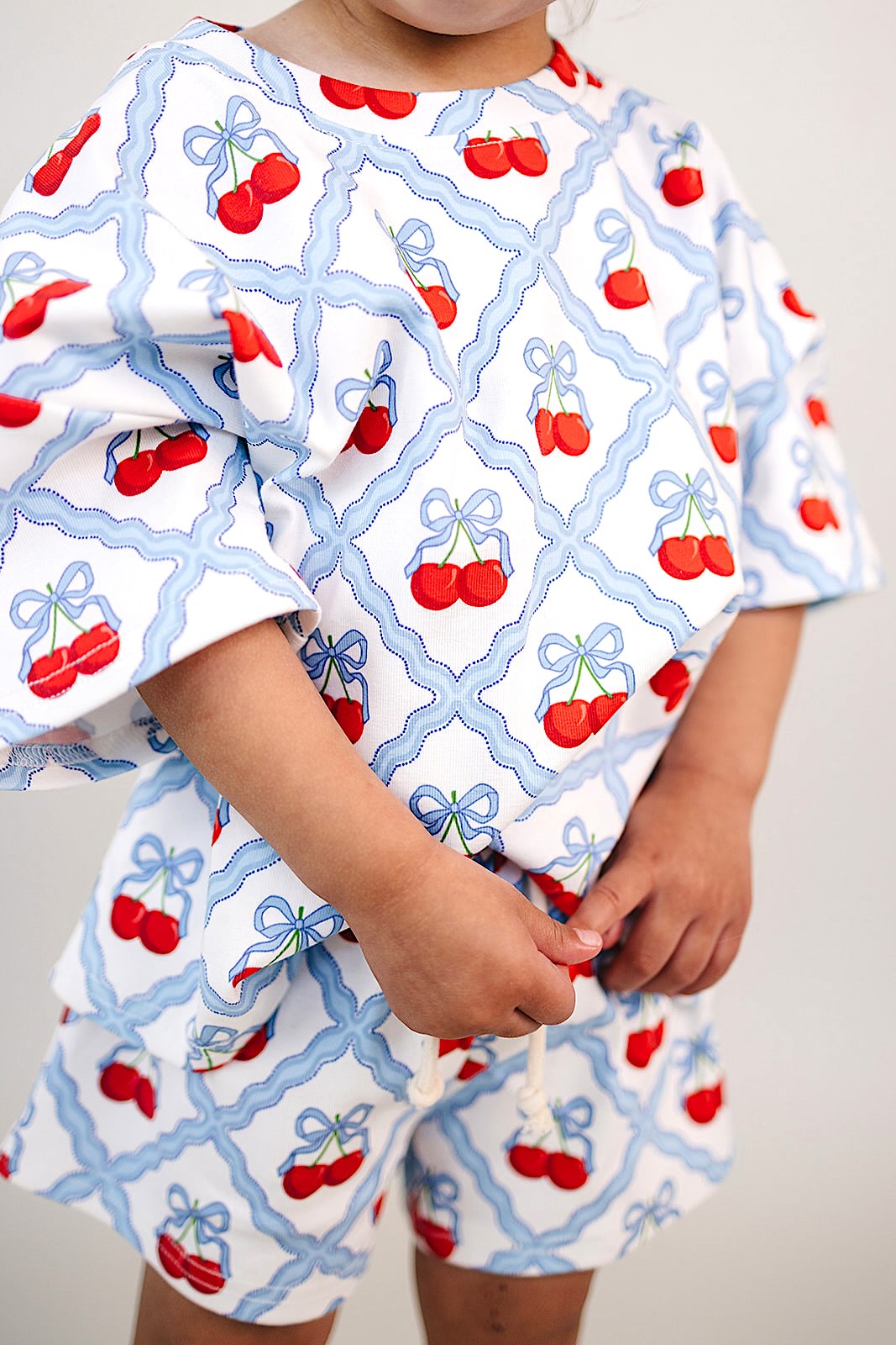 shorts set // sweet cherry