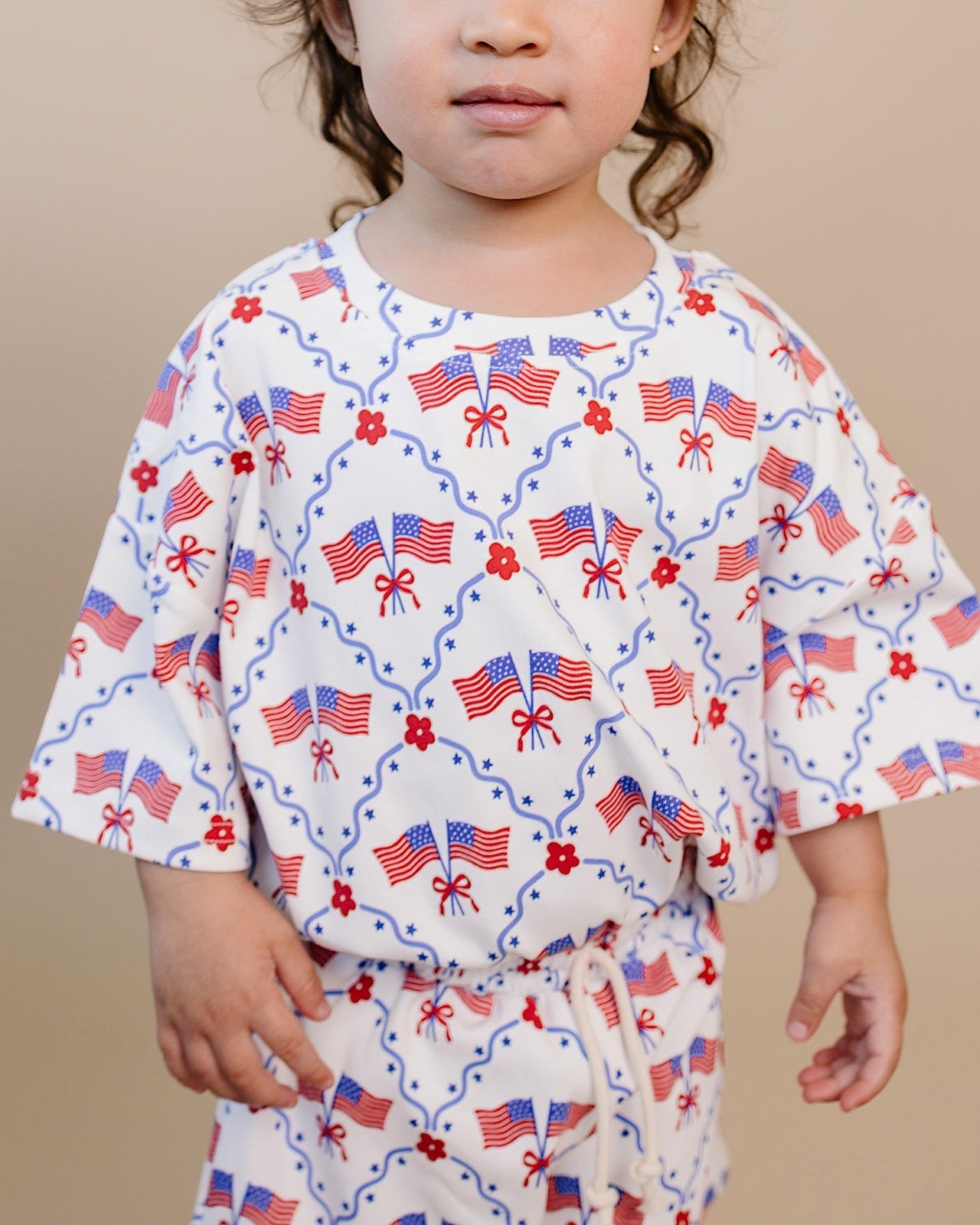 shorts set // american girl