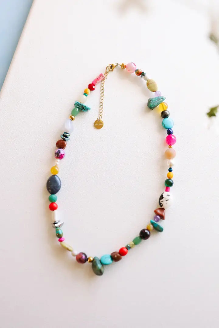 stevie colorful beaded necklace // BELJOY