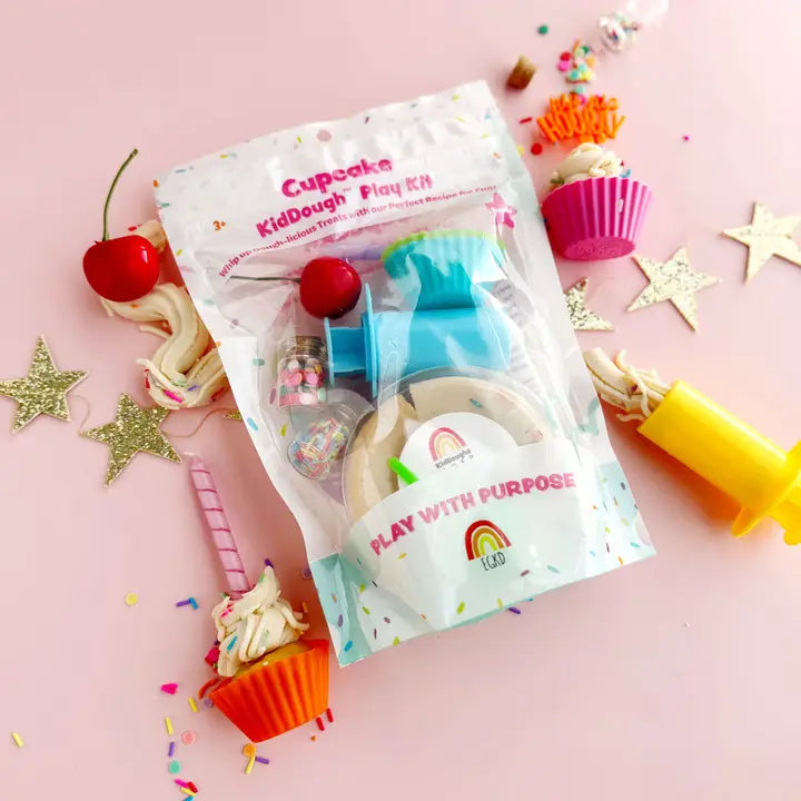 cupcake kid-dough play kit