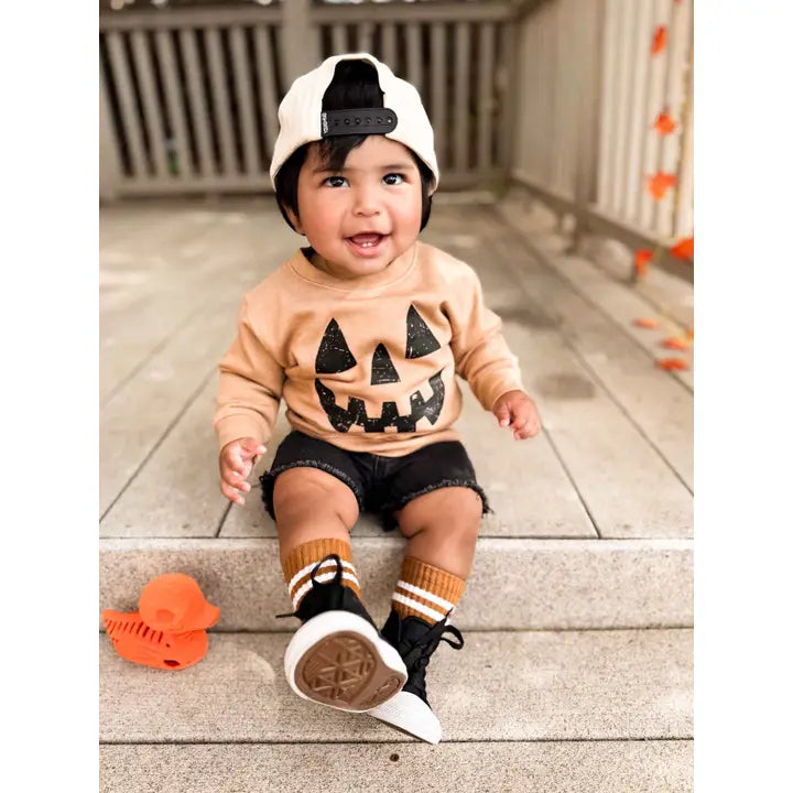 neutral jack o lantern sweatshirt