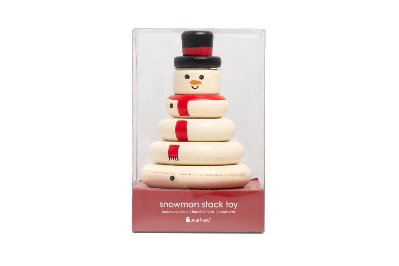 snowman stacking toy