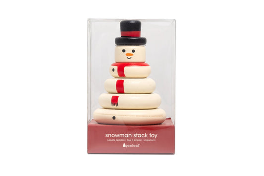 snowman stacking toy