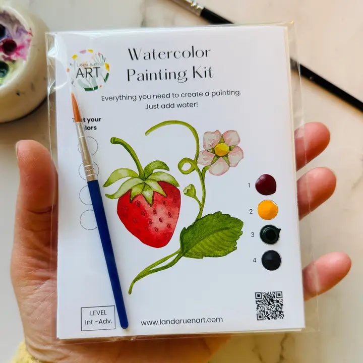 watercolor kit // strawberry