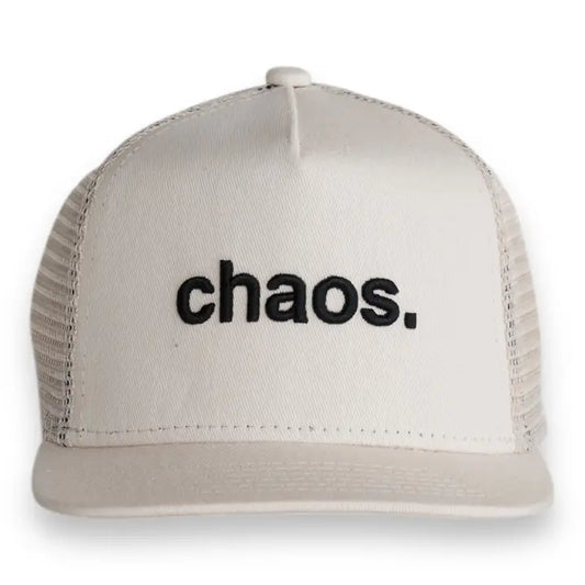 snapback trucker hat // chaos