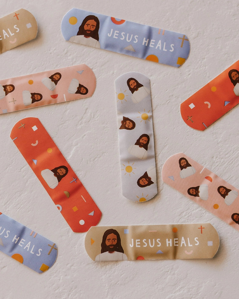 Jesus heals bandages // original