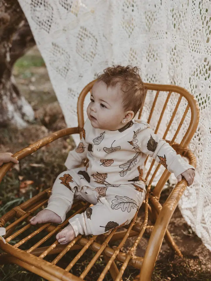 fall leaves bodysuit