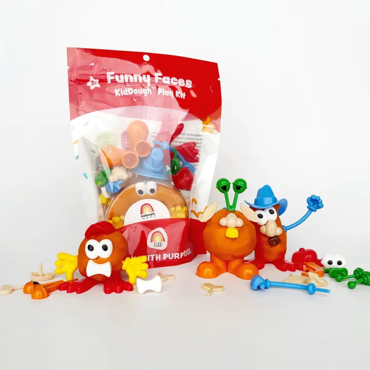 funny faces (mango tango) kid-dough play kit