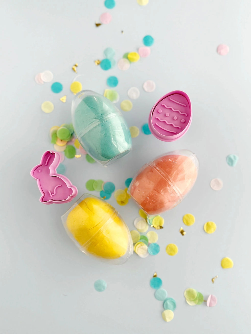 easter egg kid-dough play tube