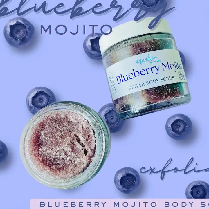 sugar body scrub // blueberry mojito