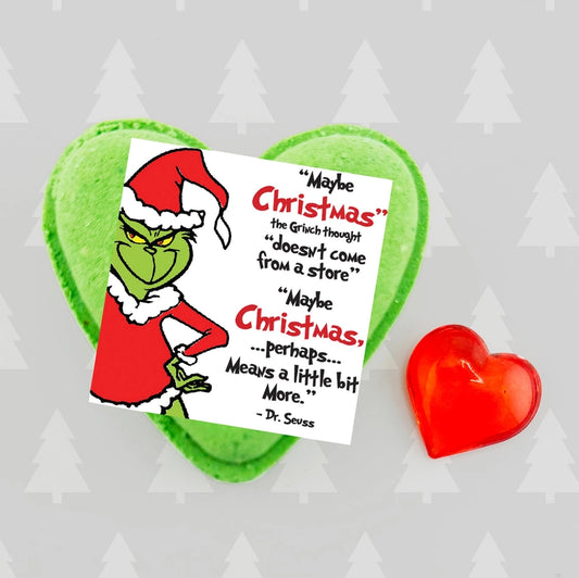 two sizes too small mini prize bath bomb