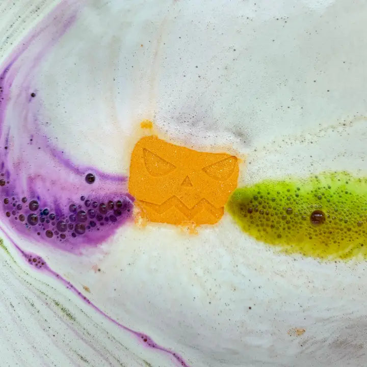 jack o lantern prize bath bomb