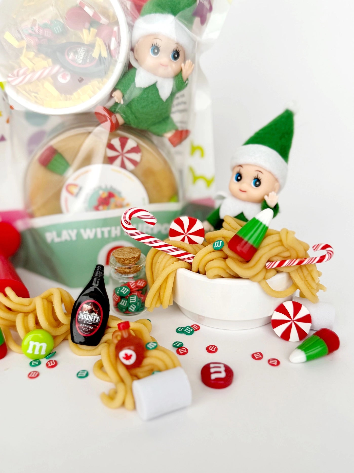 elf breakfast kid-dough play kit