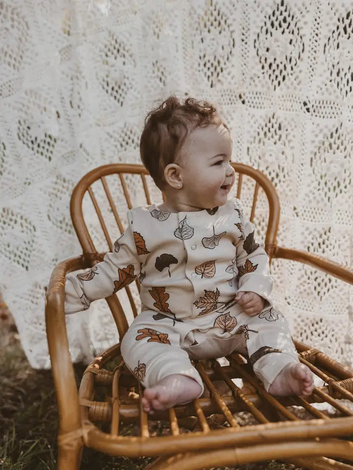 fall leaves bodysuit