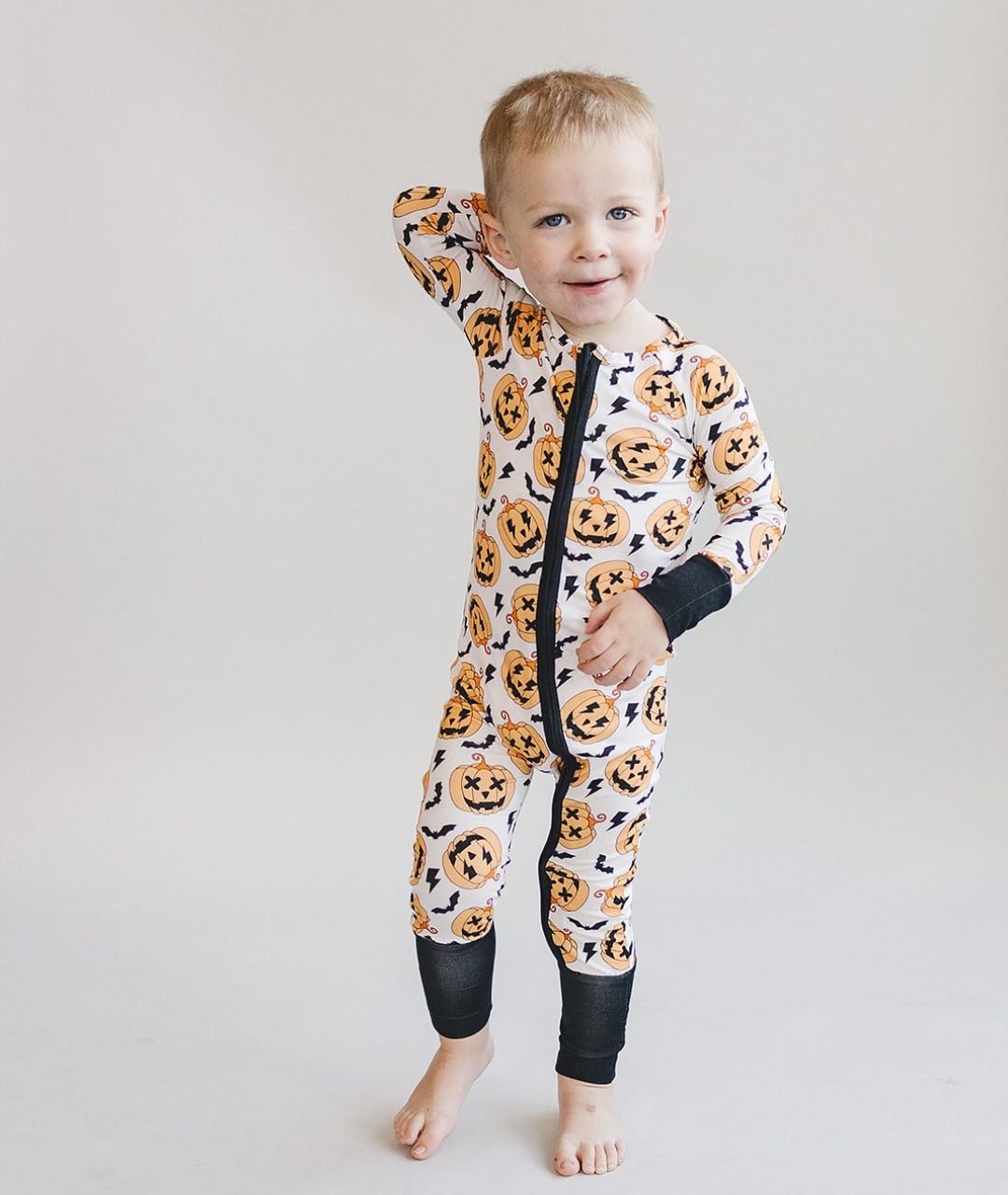 jack o lantern bamboo pajamas // ZIPPY