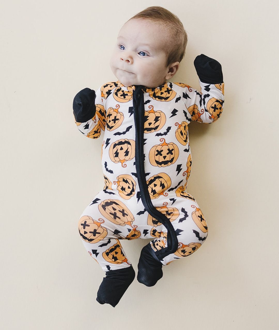 jack o lantern bamboo pajamas // ZIPPY