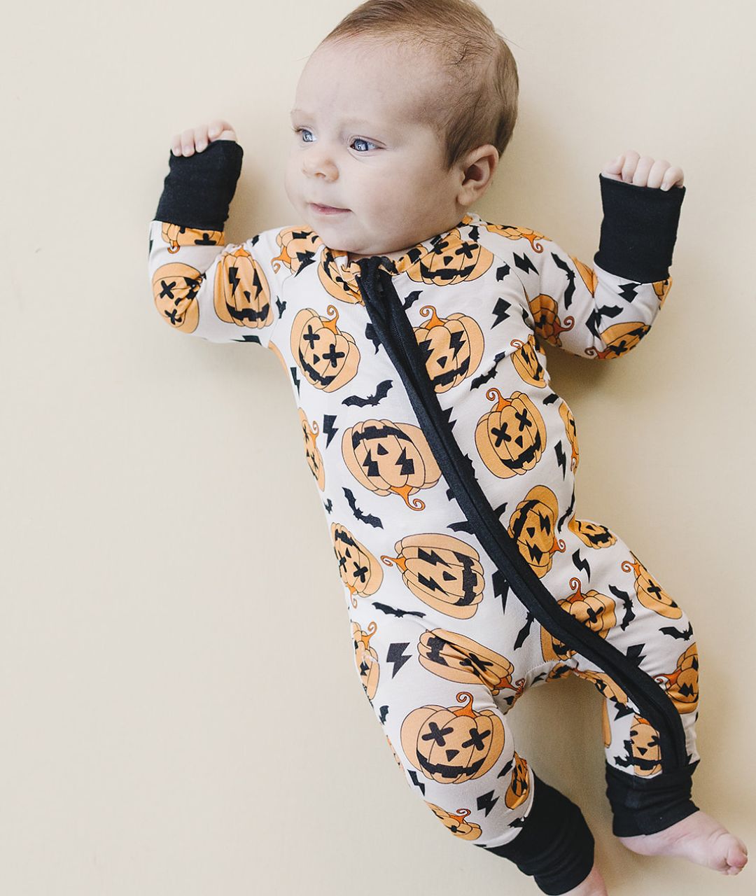 jack o lantern bamboo pajamas // ZIPPY