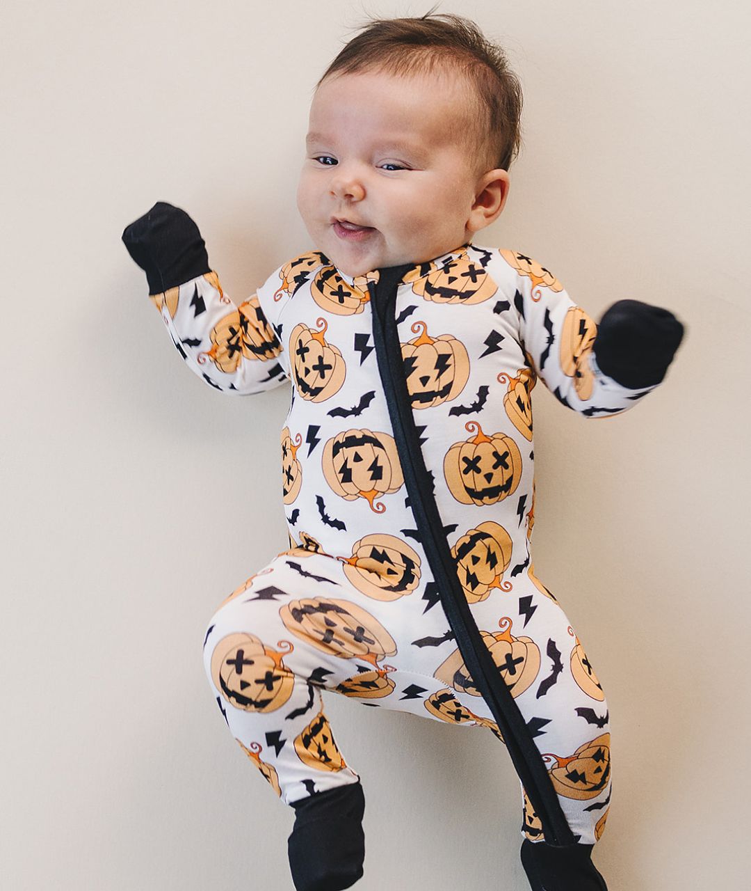 jack o lantern bamboo pajamas // ZIPPY