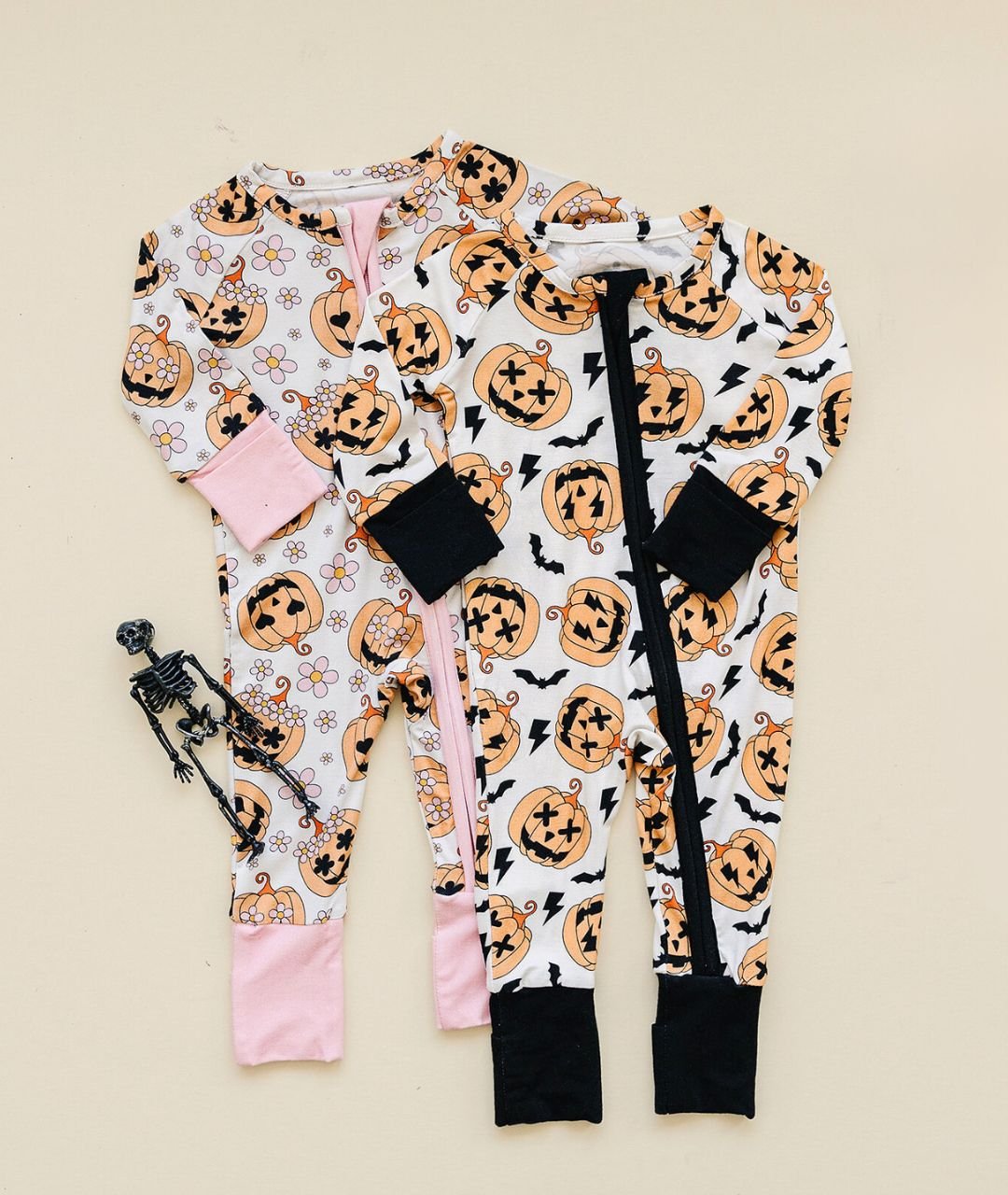 jack o lantern bamboo pajamas // ZIPPY