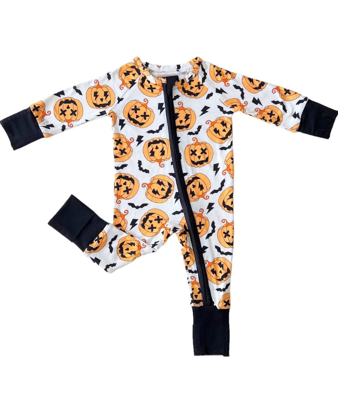 jack o lantern bamboo pajamas // ZIPPY