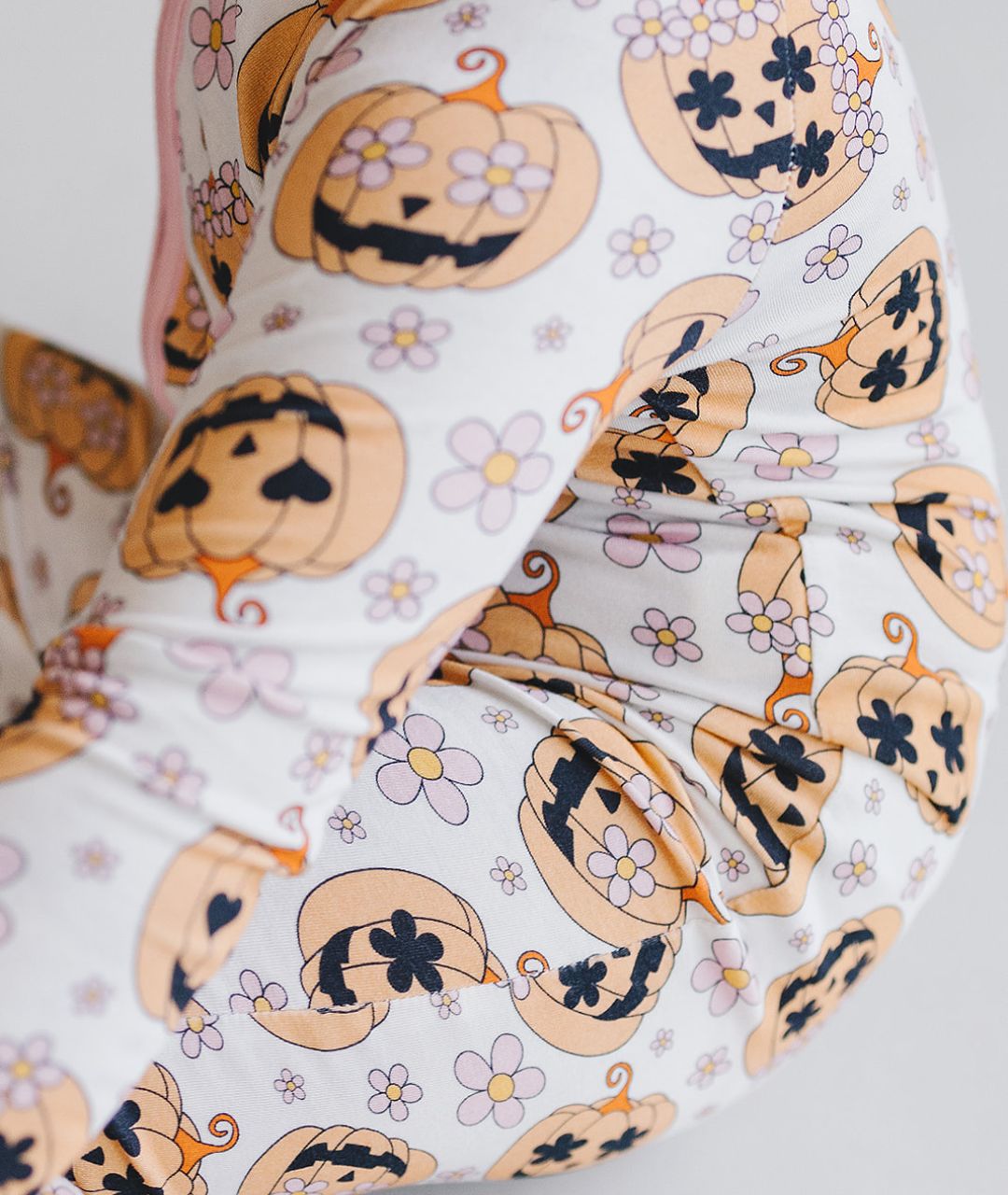 pink jack o lantern bamboo pajamas // ZIPPY