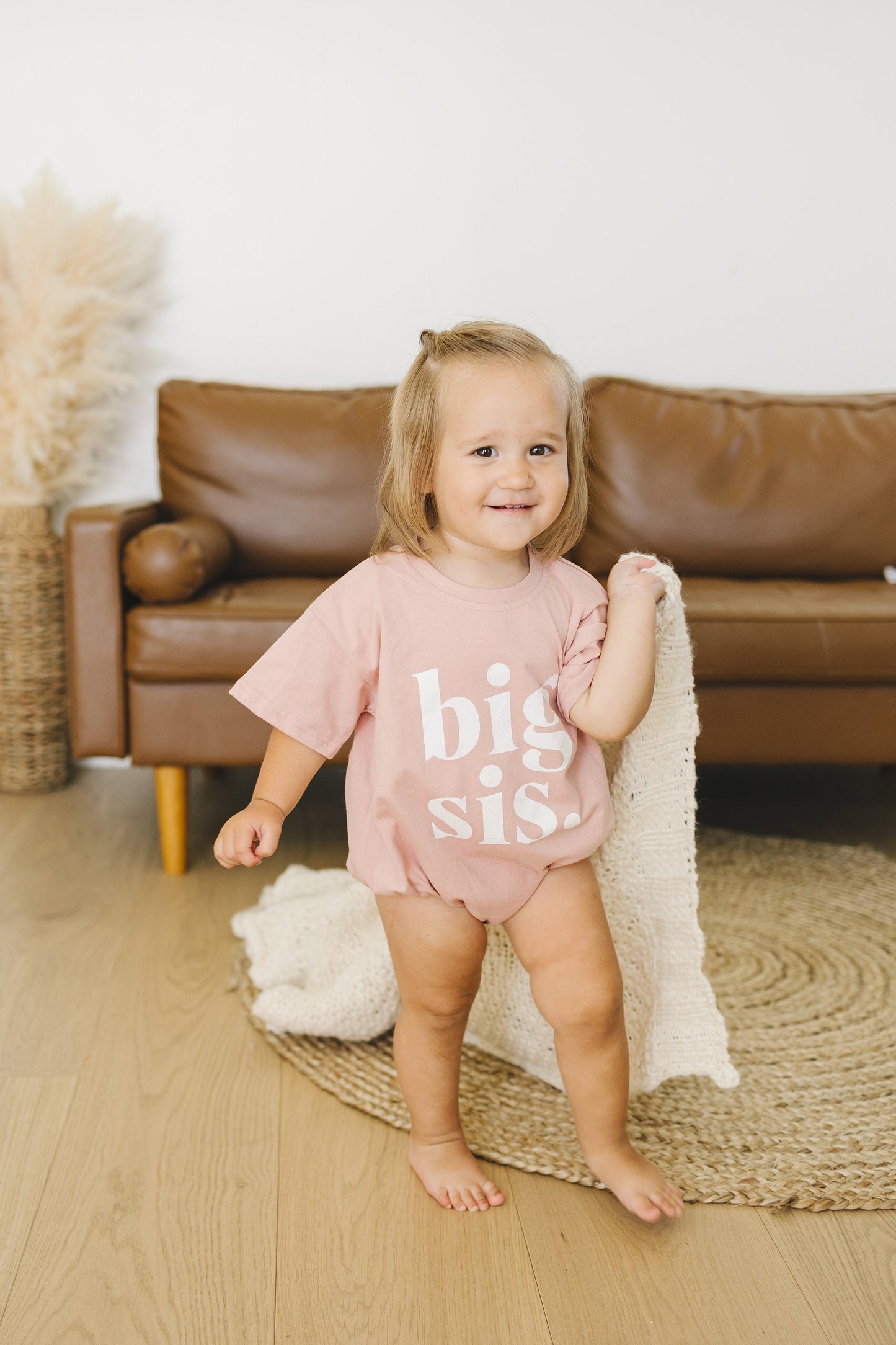 big sis tshirt bubble romper // 4 color options