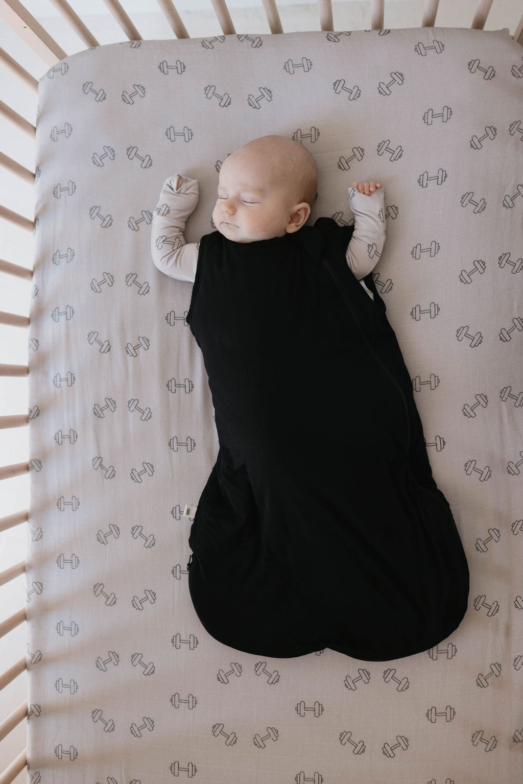 bamboo sleep sack // midnight black