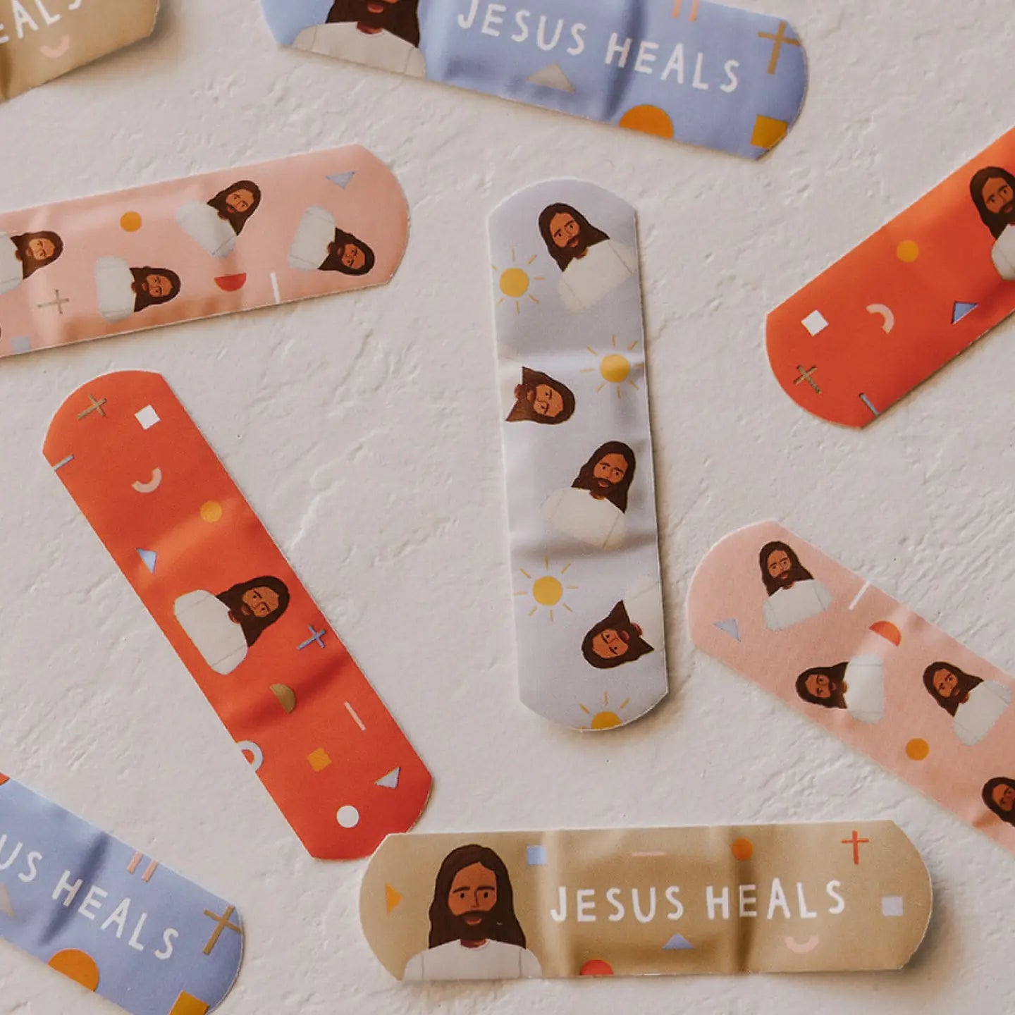 jesus heals bandages