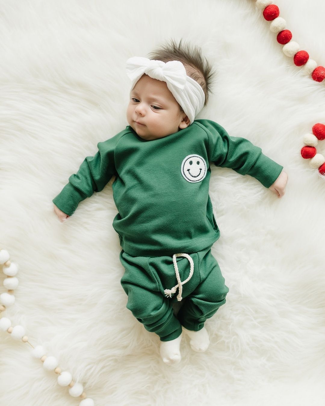 smiley lounge set // green (*available in extended sizing up to 8/9*)