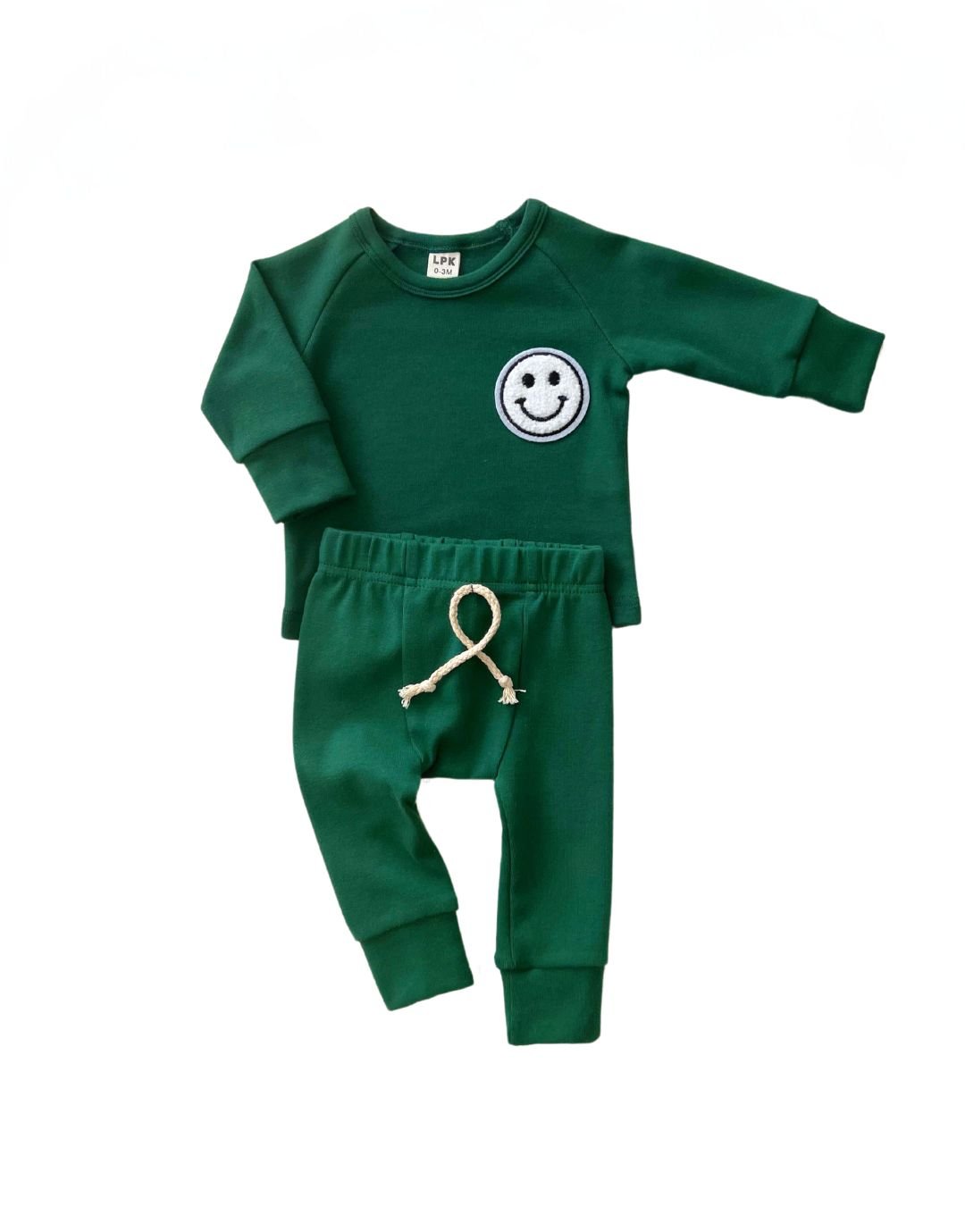 smiley lounge set // green (*available in extended sizing up to 8/9*)