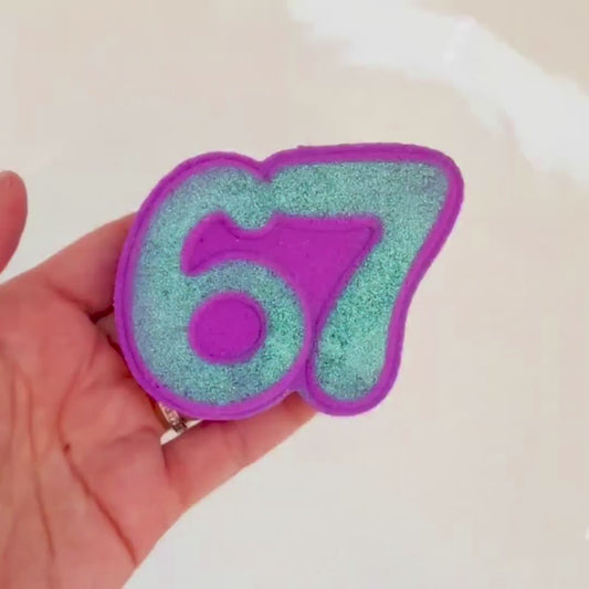 67 prize bath bomb