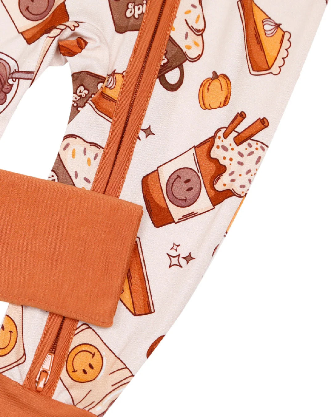 pumpkin spice bamboo pajamas // ZIPPY