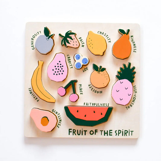 fruits of the spirit wooden puzzle