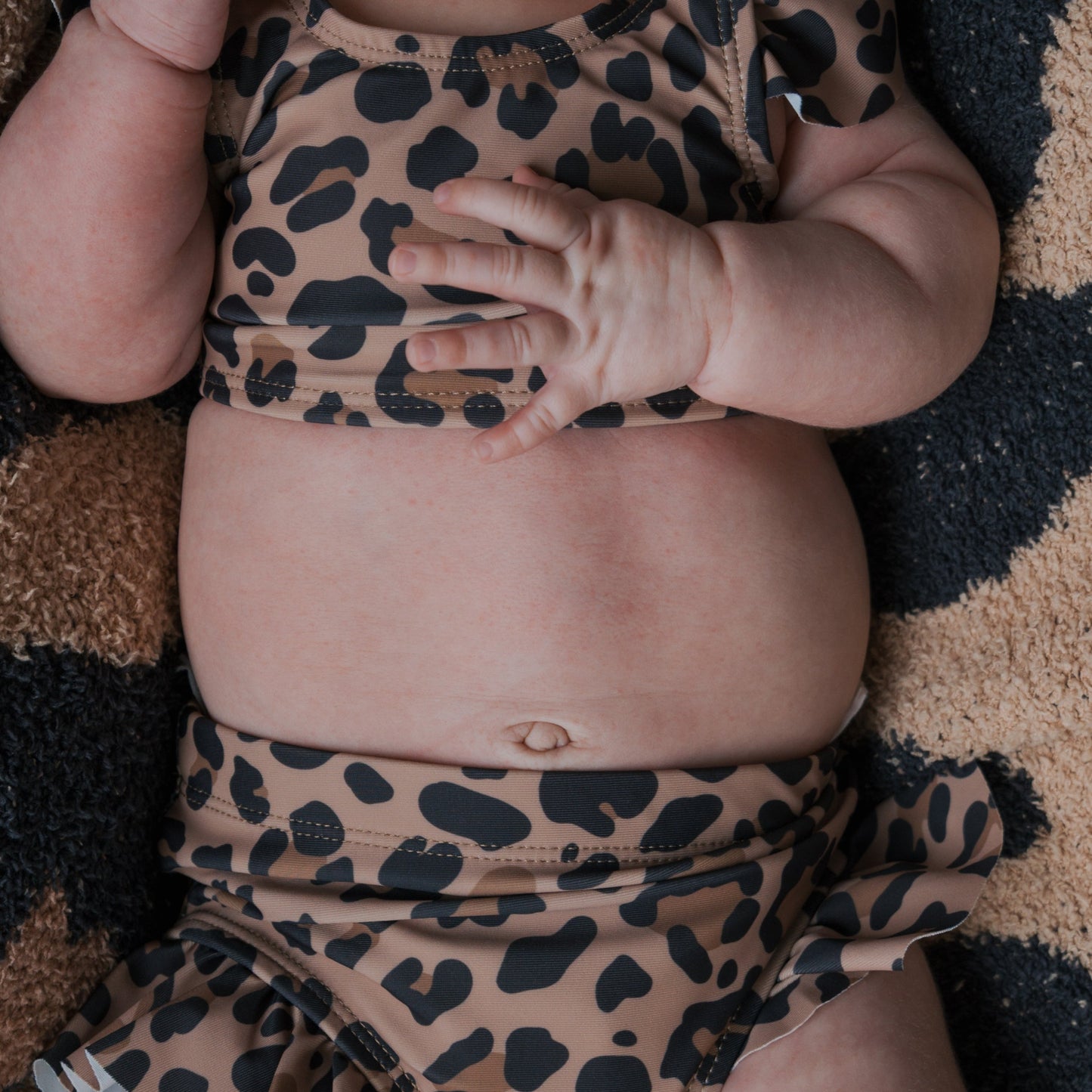*PRE-ORDER* Girl's Two Piece Swimsuit | Leopard (SHIPS MID JULY!!!)