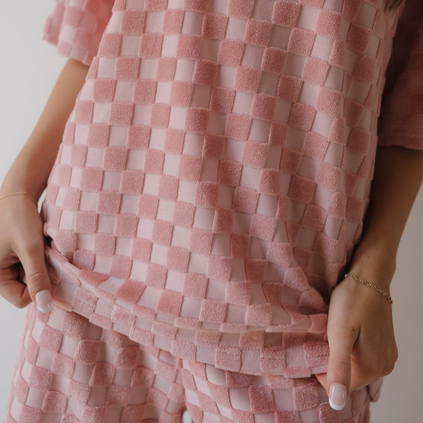 Women's Terry Short Set | Sea Pink