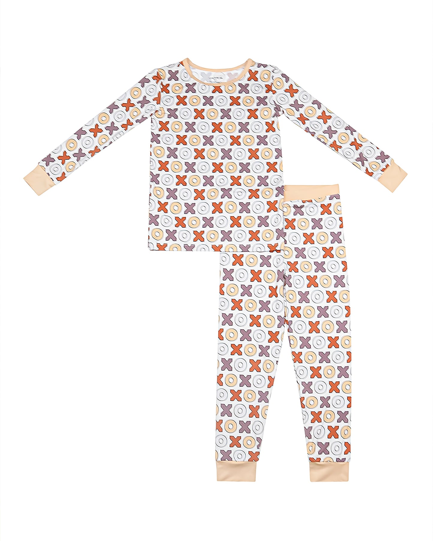 xoxo bamboo pajamas // LONG-SLEEVE TWO-PIECE SET (*comes in extended sizing up to 8/9*)